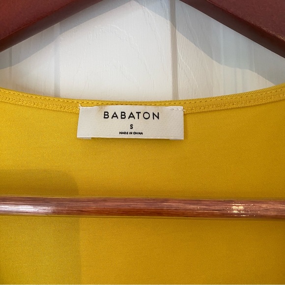 Mustard yellow cropped tank top. - Picture 3 of 4